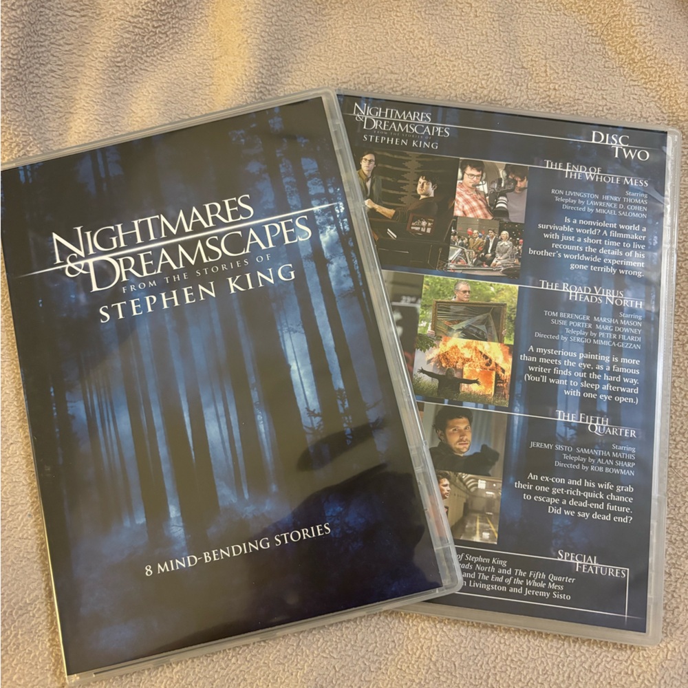 Set of 3 DVDs - Nightmares & Dreamscapes from the Stories of Stephen King
